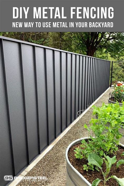 metal sheeting fence|metal fence panels near me.